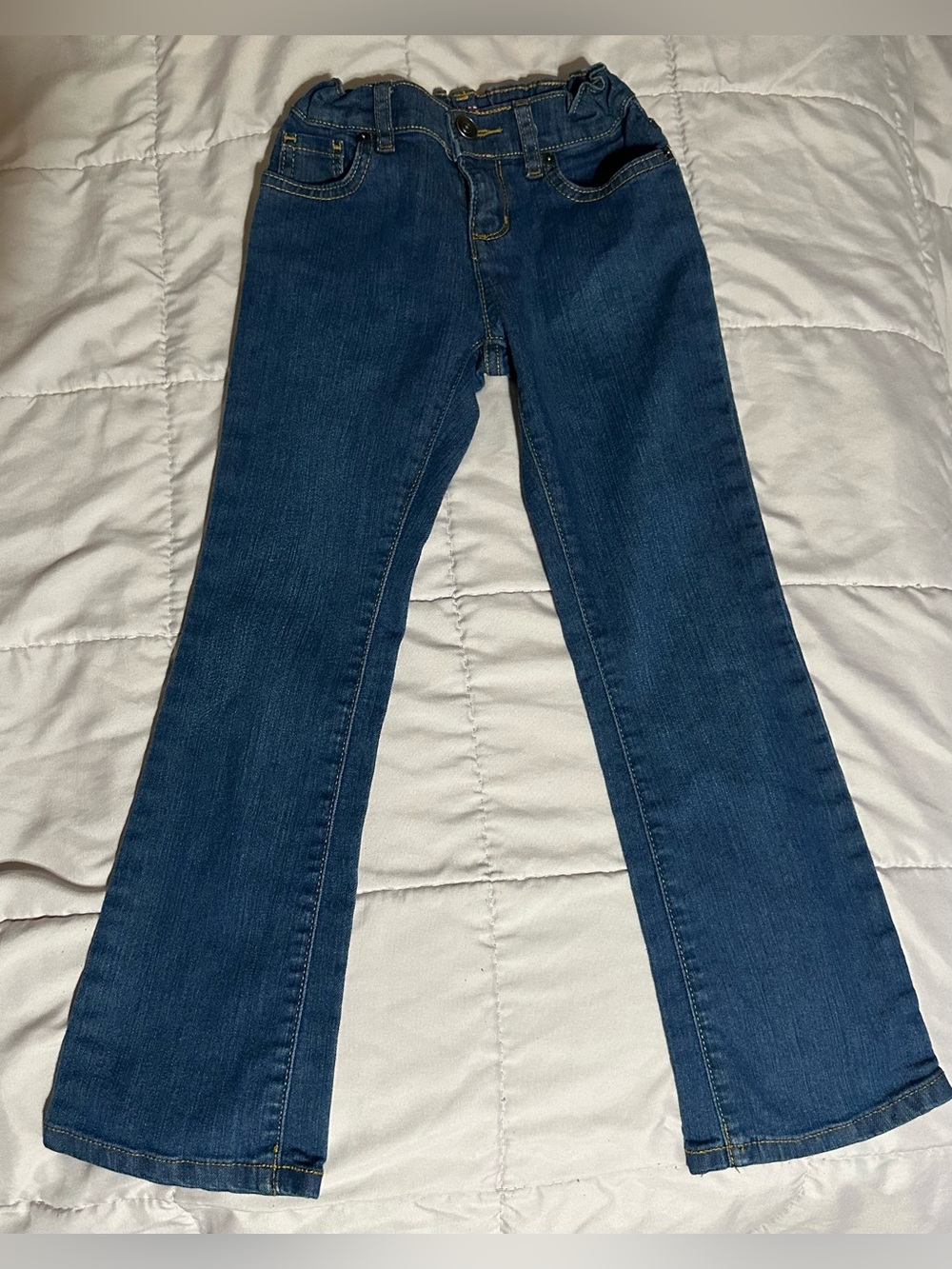 The Children's Place Dark Blue Girls' Straight-Leg Jeans
